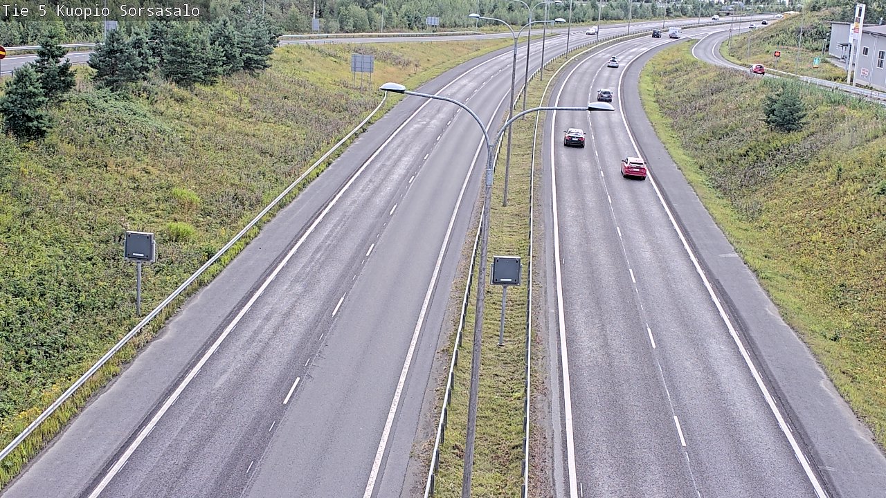 Kelikamerat Kuva Tie 5 Kuopio, Sorsasalo, Kuopio, Pohjois-Savo