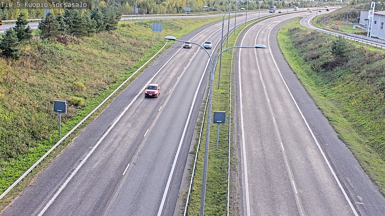 Kelikamerat Kuva Tie 5 Kuopio, Sorsasalo, Kuopio, Pohjois-Savo