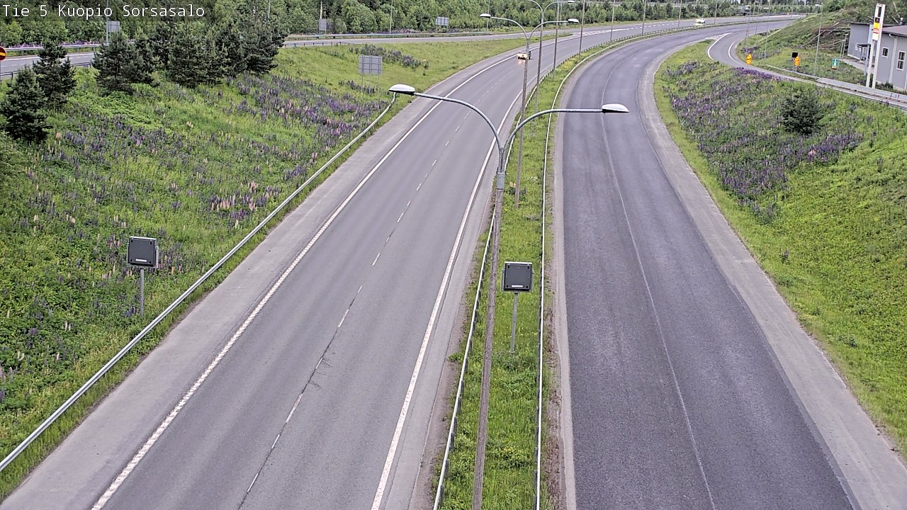 Kelikamerat Kuva Tie 5 Kuopio, Sorsasalo, Kuopio, Pohjois-Savo