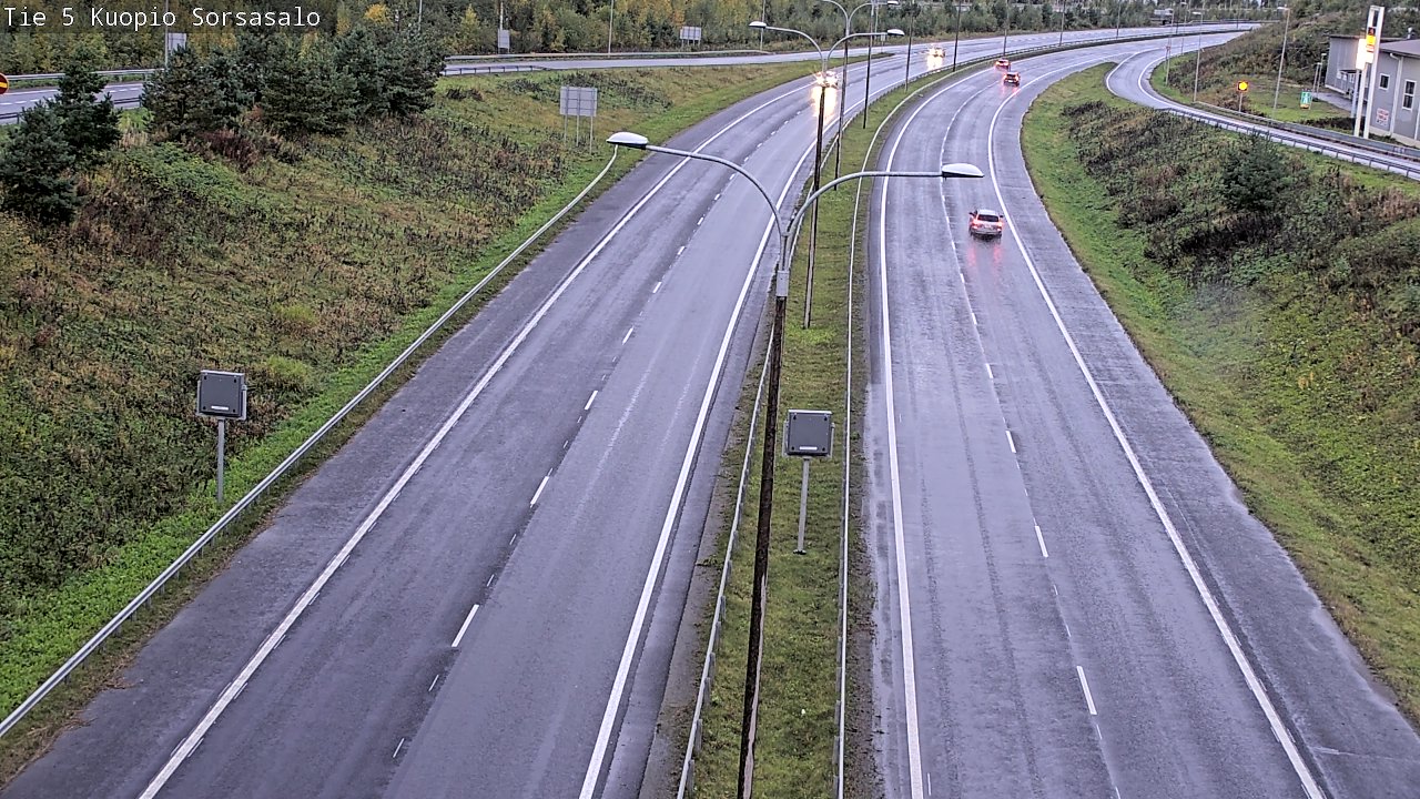 Kelikamerat Kuva Tie 5 Kuopio, Sorsasalo, Kuopio, Pohjois-Savo