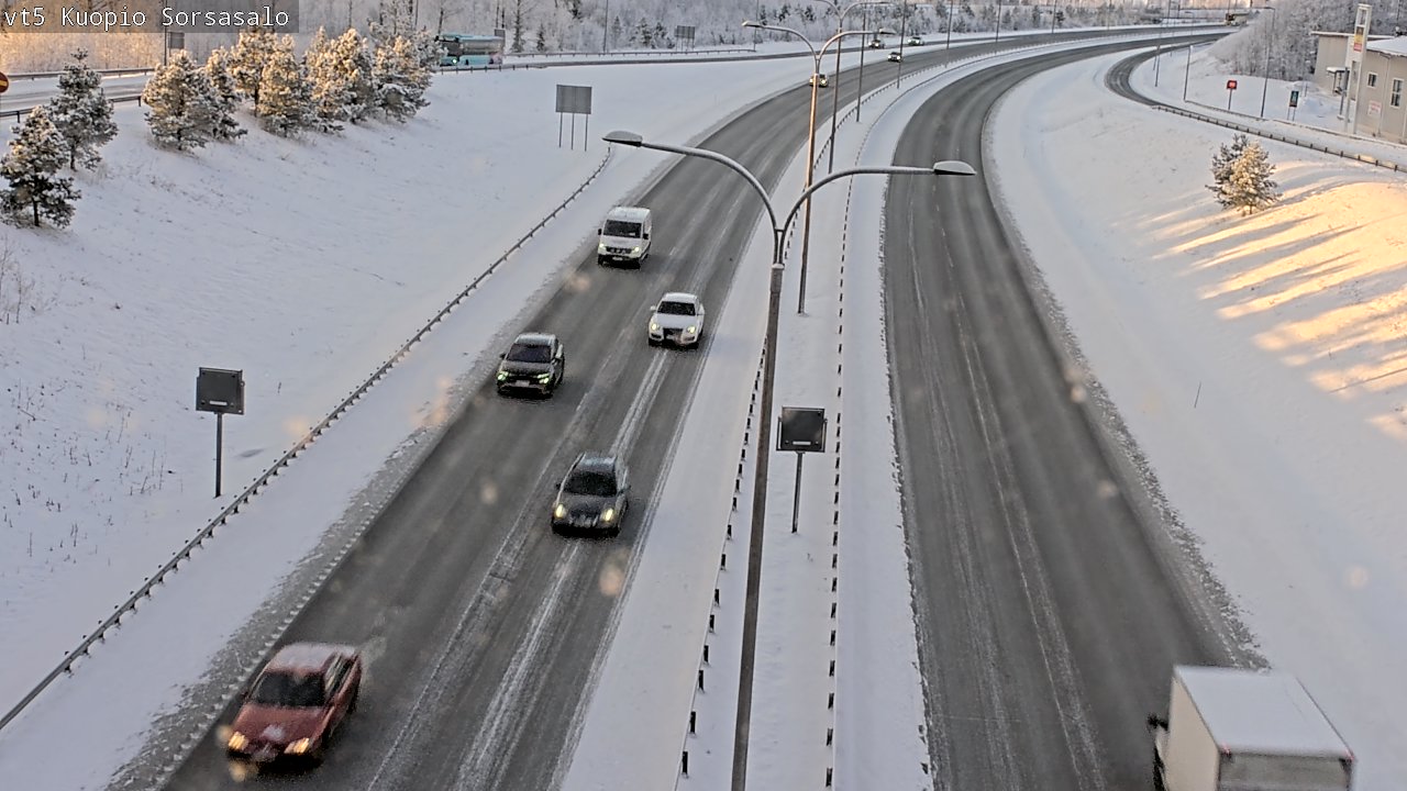Weather Camera Image Väg 5 Kuopio, Sorsasalo, Kuopio, Pohjois-Savo