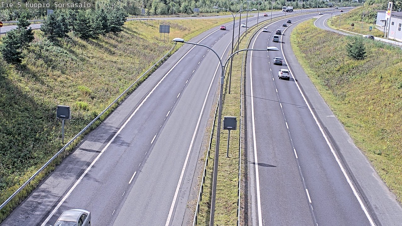 Kelikamerat Kuva Tie 5 Kuopio, Sorsasalo, Kuopio, Pohjois-Savo