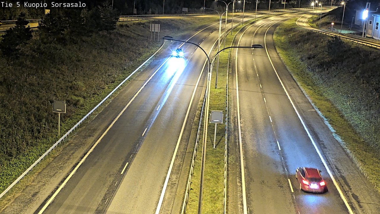 Kelikamerat Kuva Tie 5 Kuopio, Sorsasalo, Kuopio, Pohjois-Savo