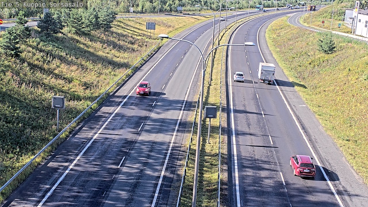 Kelikamerat Kuva Tie 5 Kuopio, Sorsasalo, Kuopio, Pohjois-Savo