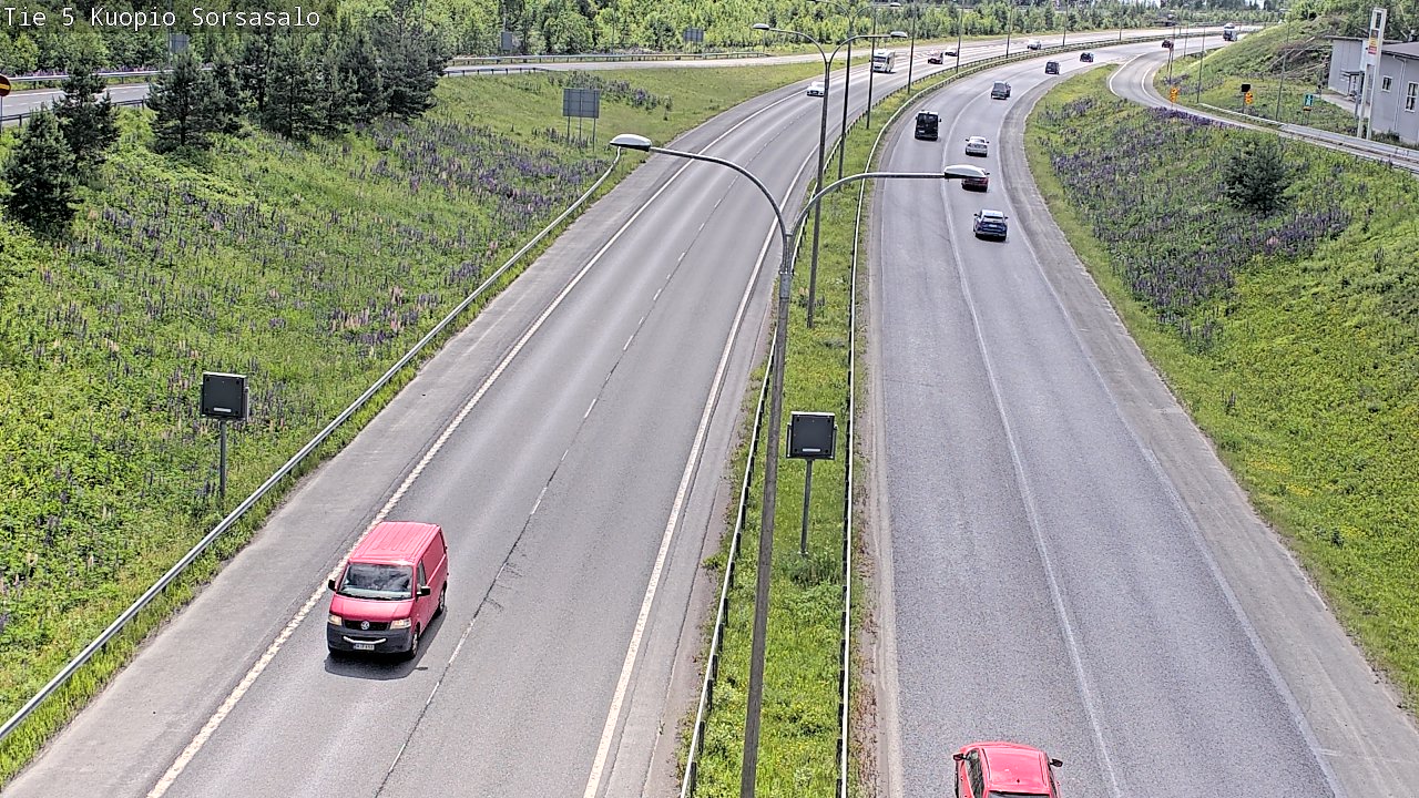 Kelikamerat Kuva Tie 5 Kuopio, Sorsasalo, Kuopio, Pohjois-Savo