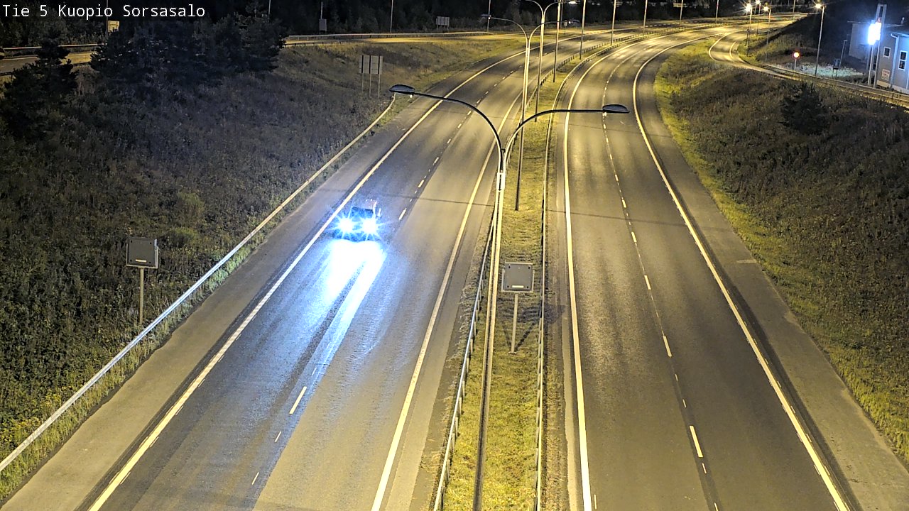 Kelikamerat Kuva Tie 5 Kuopio, Sorsasalo, Kuopio, Pohjois-Savo
