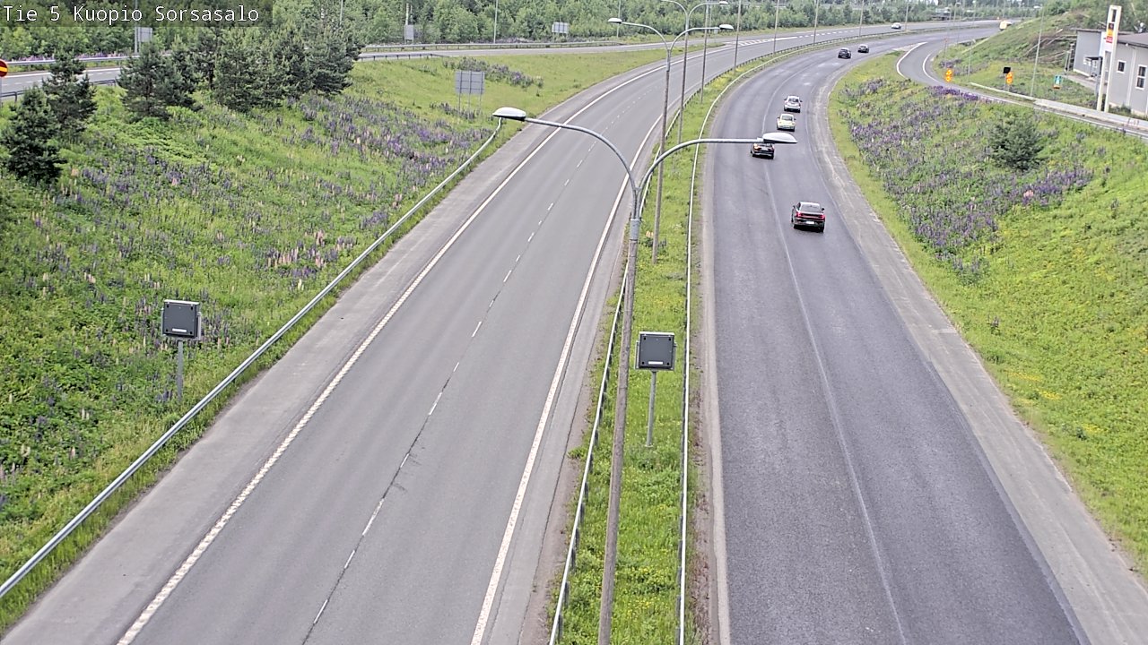 Kelikamerat Kuva Tie 5 Kuopio, Sorsasalo, Kuopio, Pohjois-Savo