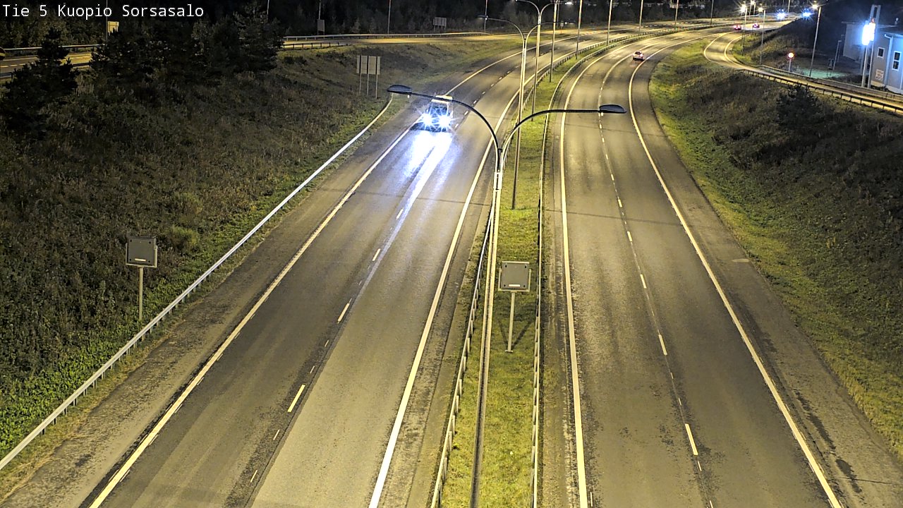 Kelikamerat Kuva Tie 5 Kuopio, Sorsasalo, Kuopio, Pohjois-Savo