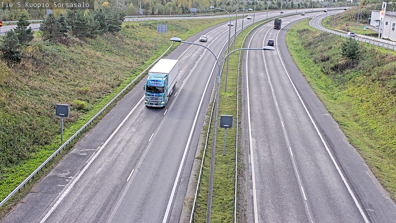 Kelikamerat Kuva Tie 5 Kuopio, Sorsasalo, Kuopio, Pohjois-Savo