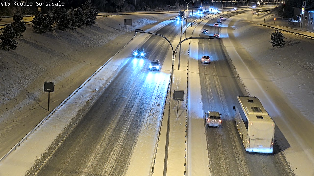 Kelikamerat Kuva Tie 5 Kuopio, Sorsasalo, Kuopio, Pohjois-Savo