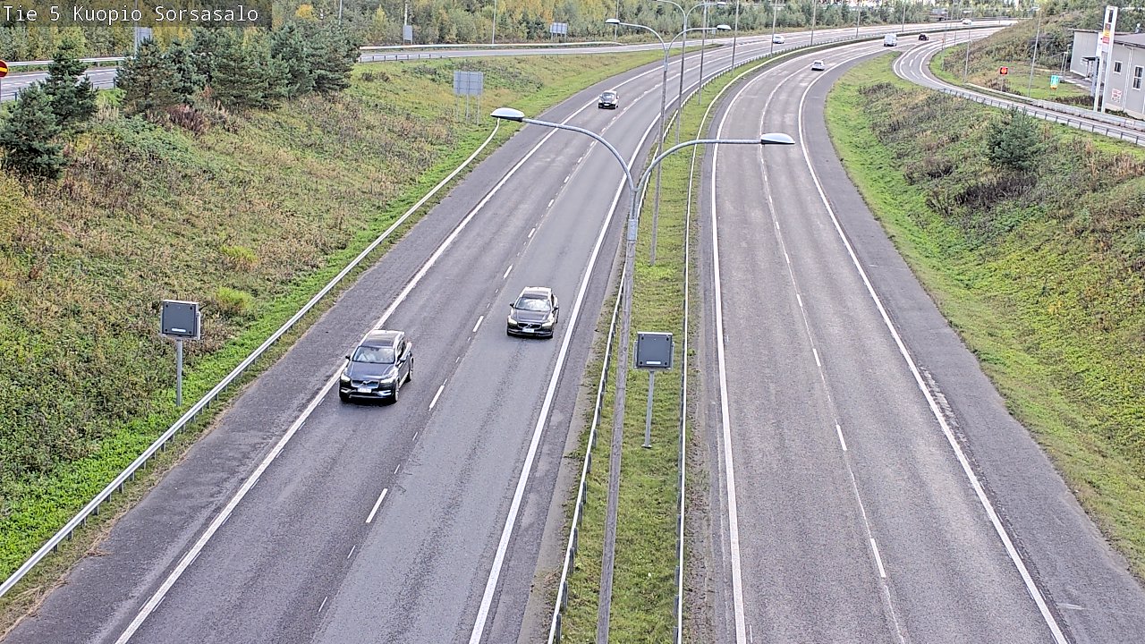 Kelikamerat Kuva Tie 5 Kuopio, Sorsasalo, Kuopio, Pohjois-Savo