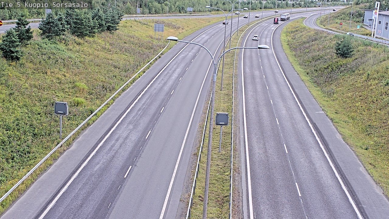 Kelikamerat Kuva Tie 5 Kuopio, Sorsasalo, Kuopio, Pohjois-Savo