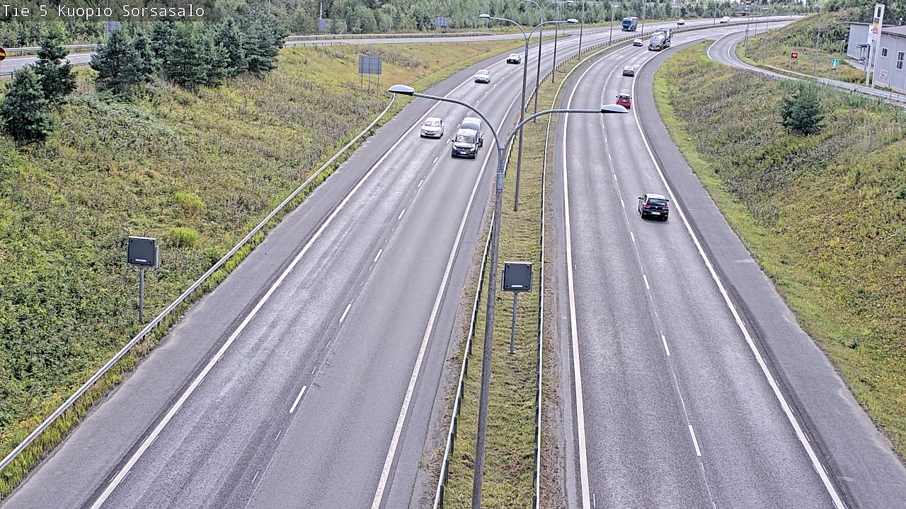 Kelikamerat Kuva Tie 5 Kuopio, Sorsasalo, Kuopio, Pohjois-Savo