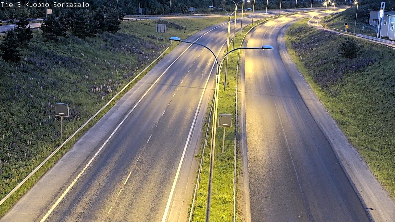 Kelikamerat Kuva Tie 5 Kuopio, Sorsasalo, Kuopio, Pohjois-Savo