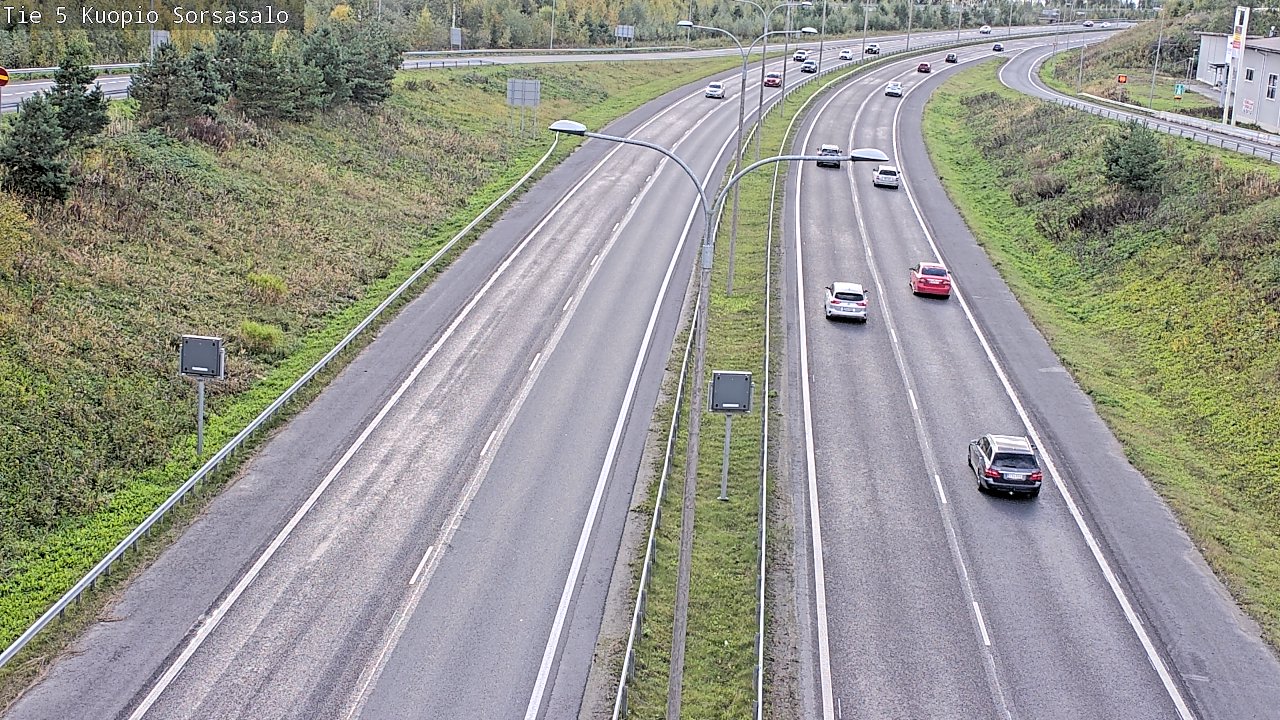 Kelikamerat Kuva Tie 5 Kuopio, Sorsasalo, Kuopio, Pohjois-Savo