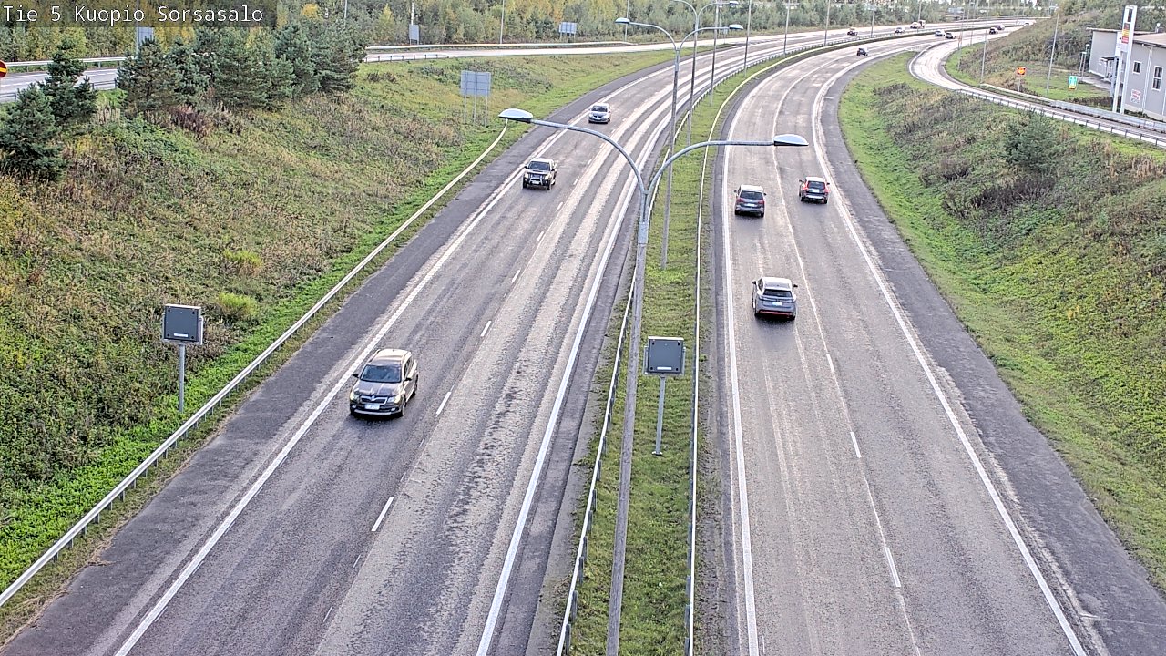 Kelikamerat Kuva Tie 5 Kuopio, Sorsasalo, Kuopio, Pohjois-Savo
