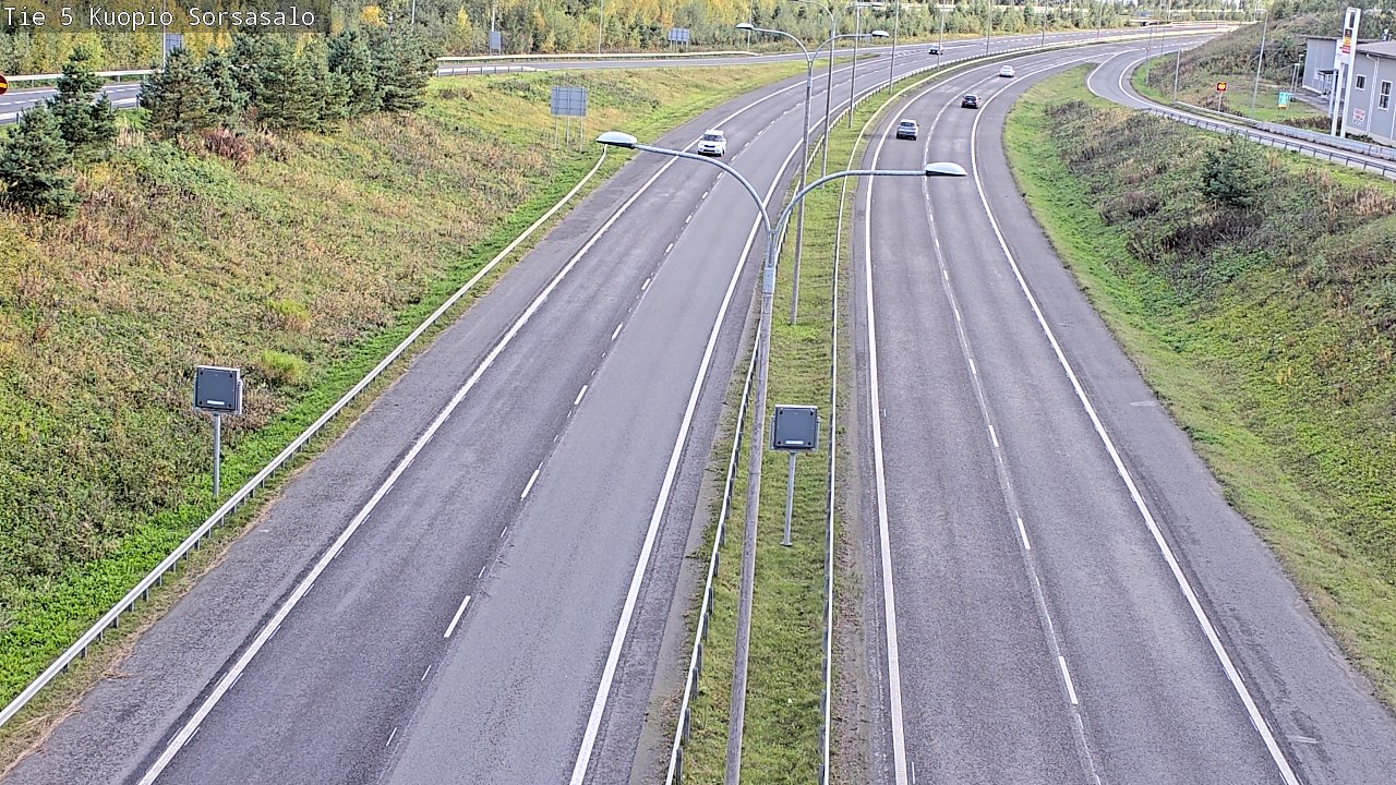 Kelikamerat Kuva Tie 5 Kuopio, Sorsasalo, Kuopio, Pohjois-Savo