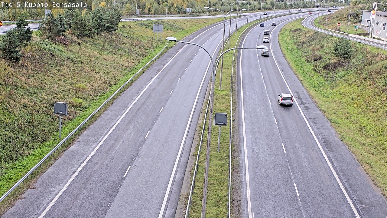 Kelikamerat Kuva Tie 5 Kuopio, Sorsasalo, Kuopio, Pohjois-Savo