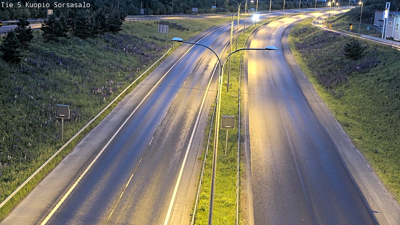 Kelikamerat Kuva Tie 5 Kuopio, Sorsasalo, Kuopio, Pohjois-Savo