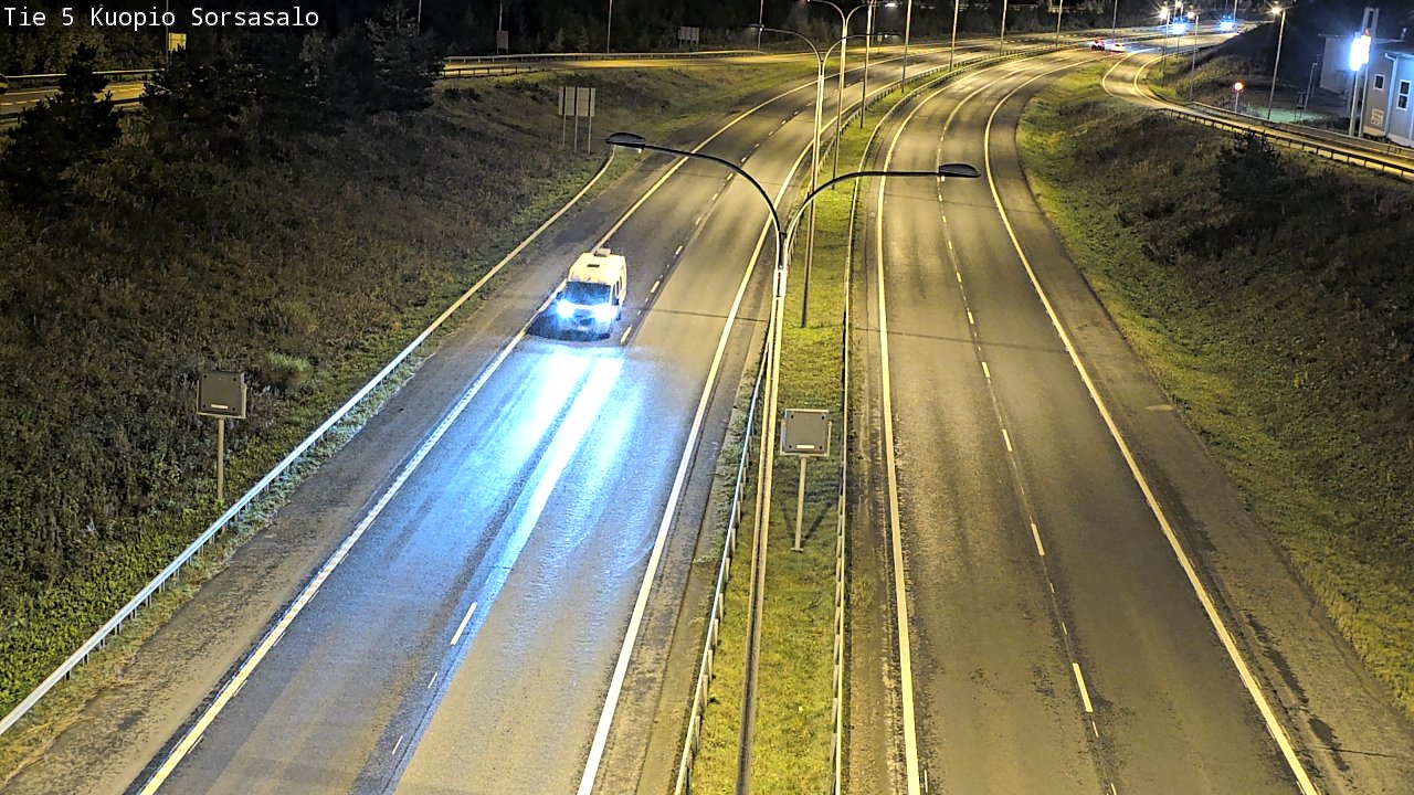 Kelikamerat Kuva Tie 5 Kuopio, Sorsasalo, Kuopio, Pohjois-Savo