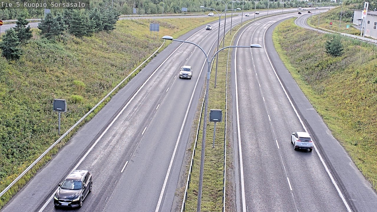 Kelikamerat Kuva Tie 5 Kuopio, Sorsasalo, Kuopio, Pohjois-Savo