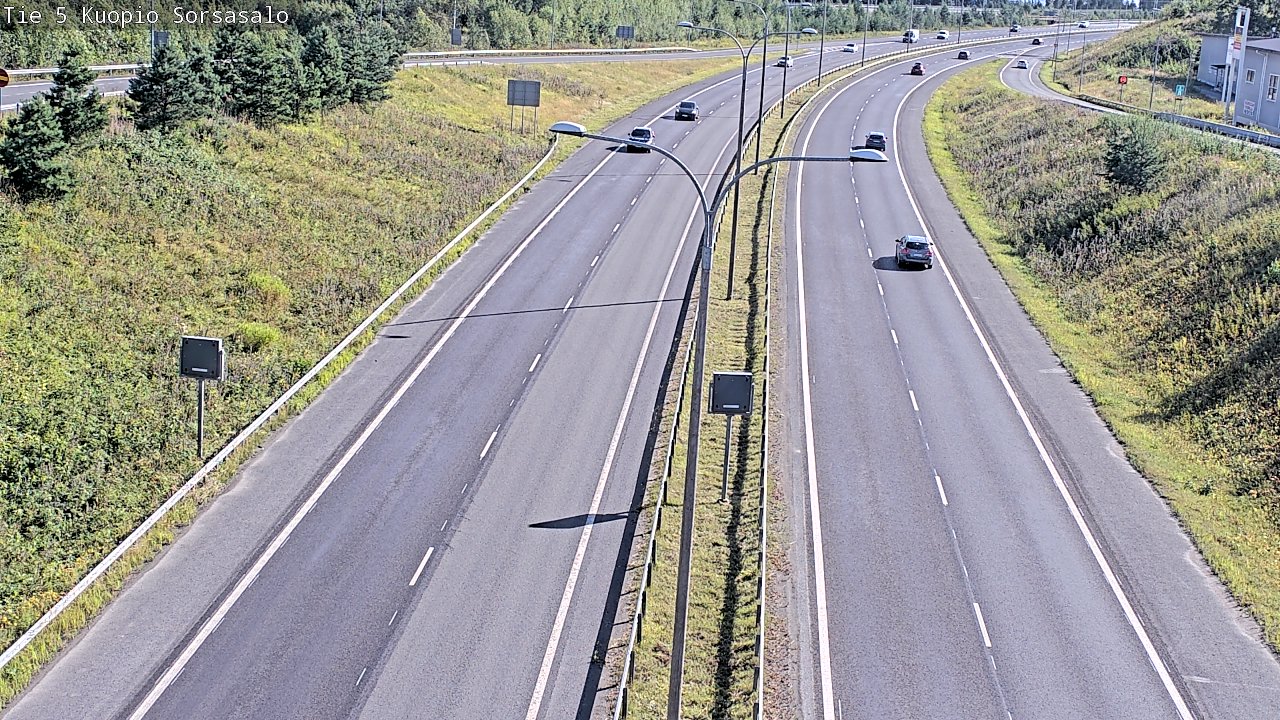 Kelikamerat Kuva Tie 5 Kuopio, Sorsasalo, Kuopio, Pohjois-Savo