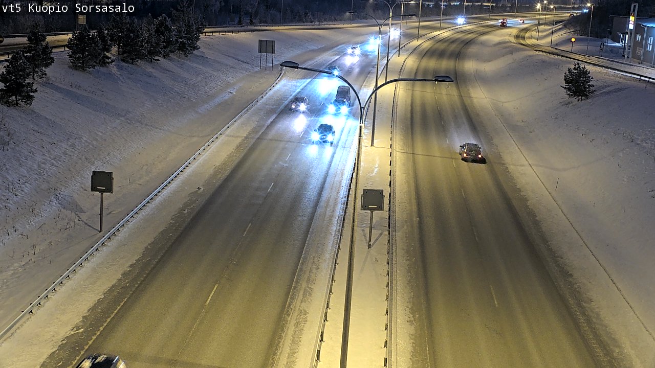 Kelikamerat Kuva Tie 5 Kuopio, Sorsasalo, Kuopio, Pohjois-Savo