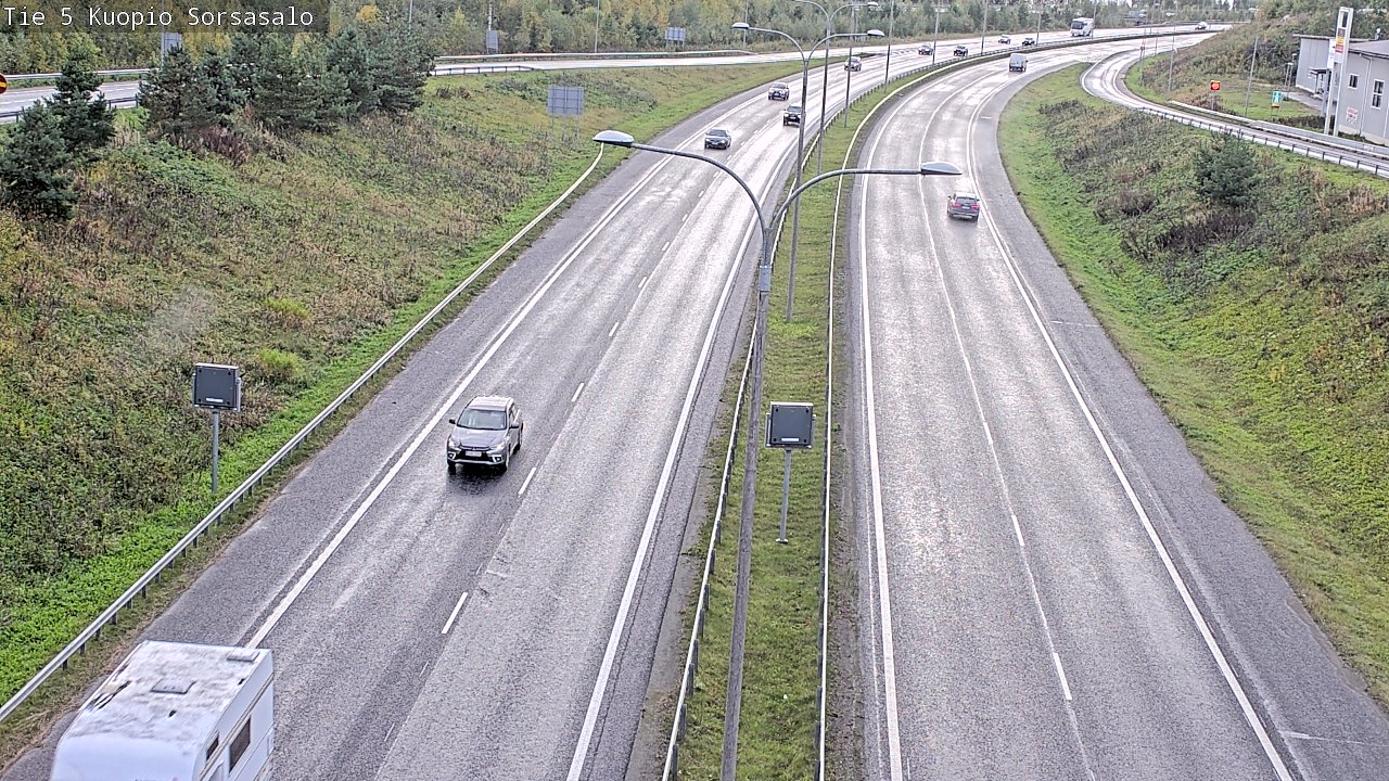 Kelikamerat Kuva Tie 5 Kuopio, Sorsasalo, Kuopio, Pohjois-Savo