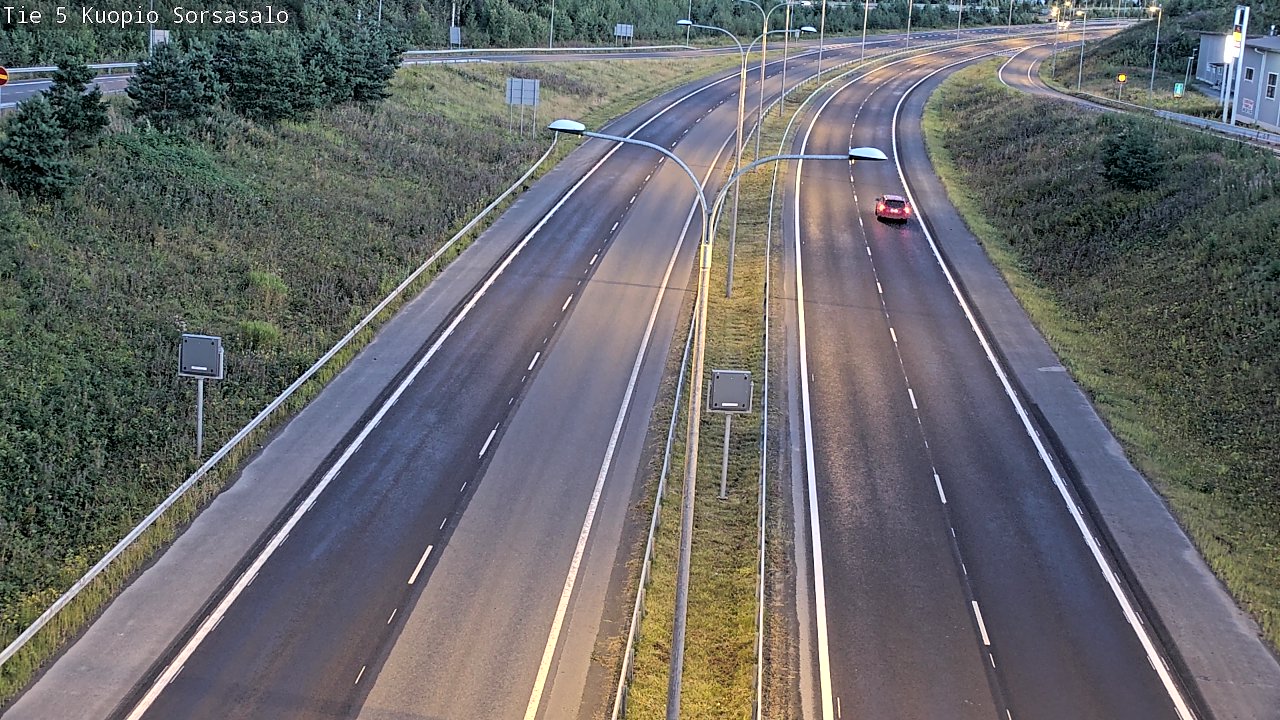 Kelikamerat Kuva Tie 5 Kuopio, Sorsasalo, Kuopio, Pohjois-Savo