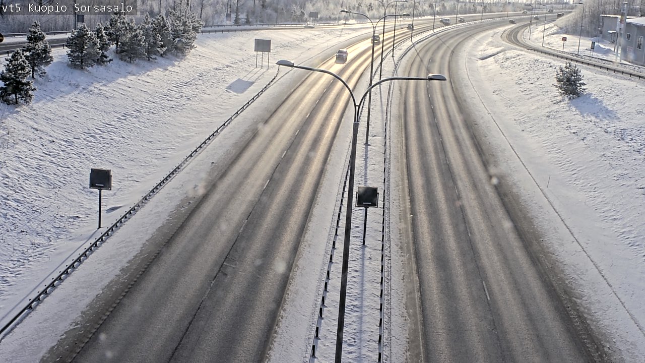 Kelikamerat Kuva Tie 5 Kuopio, Sorsasalo, Kuopio, Pohjois-Savo