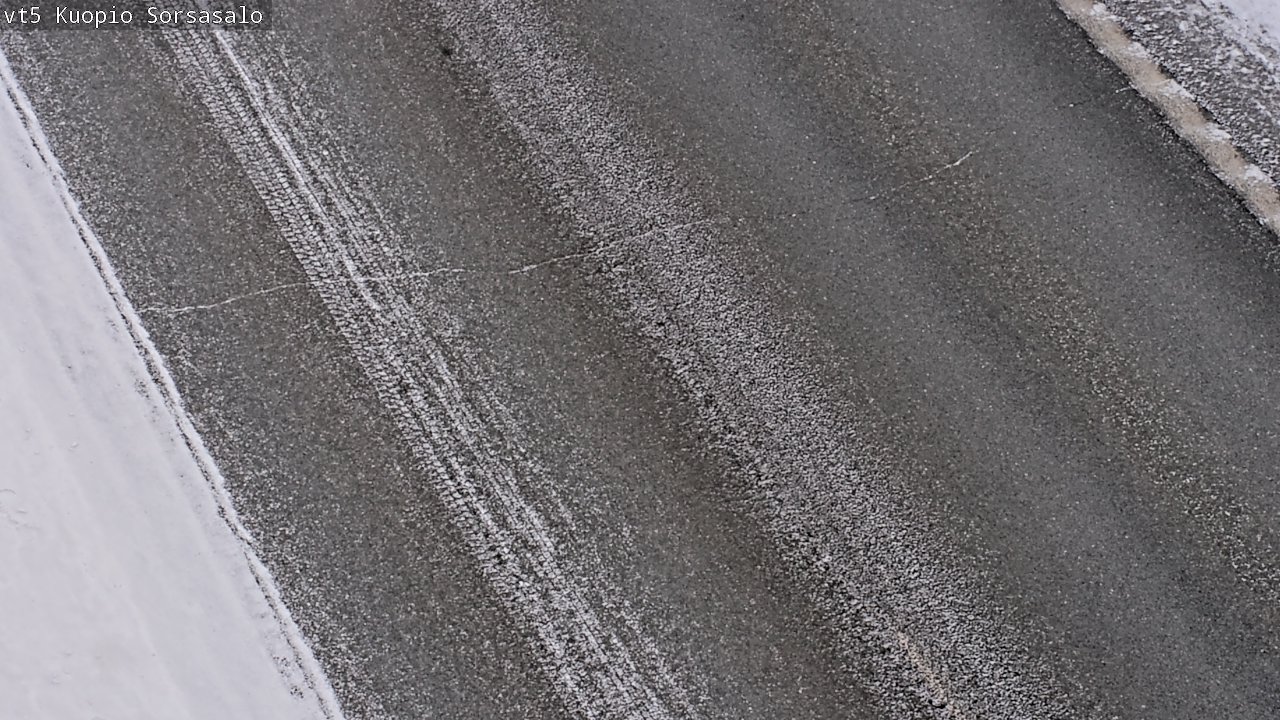 Weather Camera Image Väg 5 Kuopio, Sorsasalo, Kuopio, Pohjois-Savo