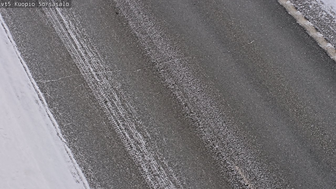 Weather Camera Image Väg 5 Kuopio, Sorsasalo, Kuopio, Pohjois-Savo