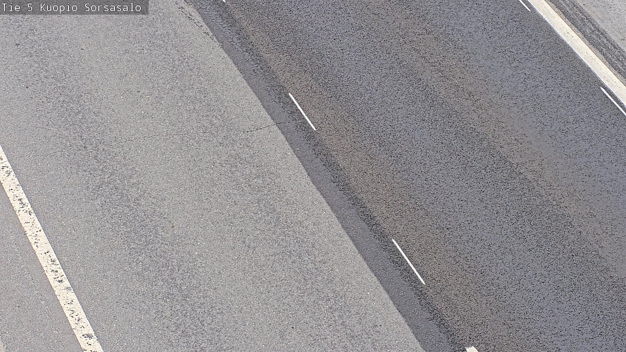 Weather Camera Image Väg 5 Kuopio, Sorsasalo, Kuopio, Pohjois-Savo