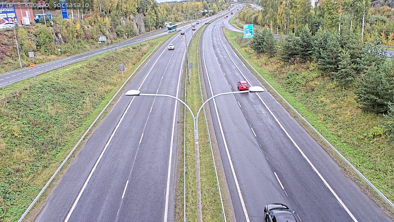 Kelikamerat Kuva Tie 5 Kuopio, Sorsasalo, Kuopio, Pohjois-Savo
