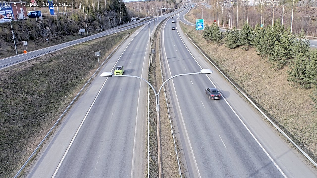 Kelikamerat Kuva Tie 5 Kuopio, Sorsasalo, Kuopio, Pohjois-Savo