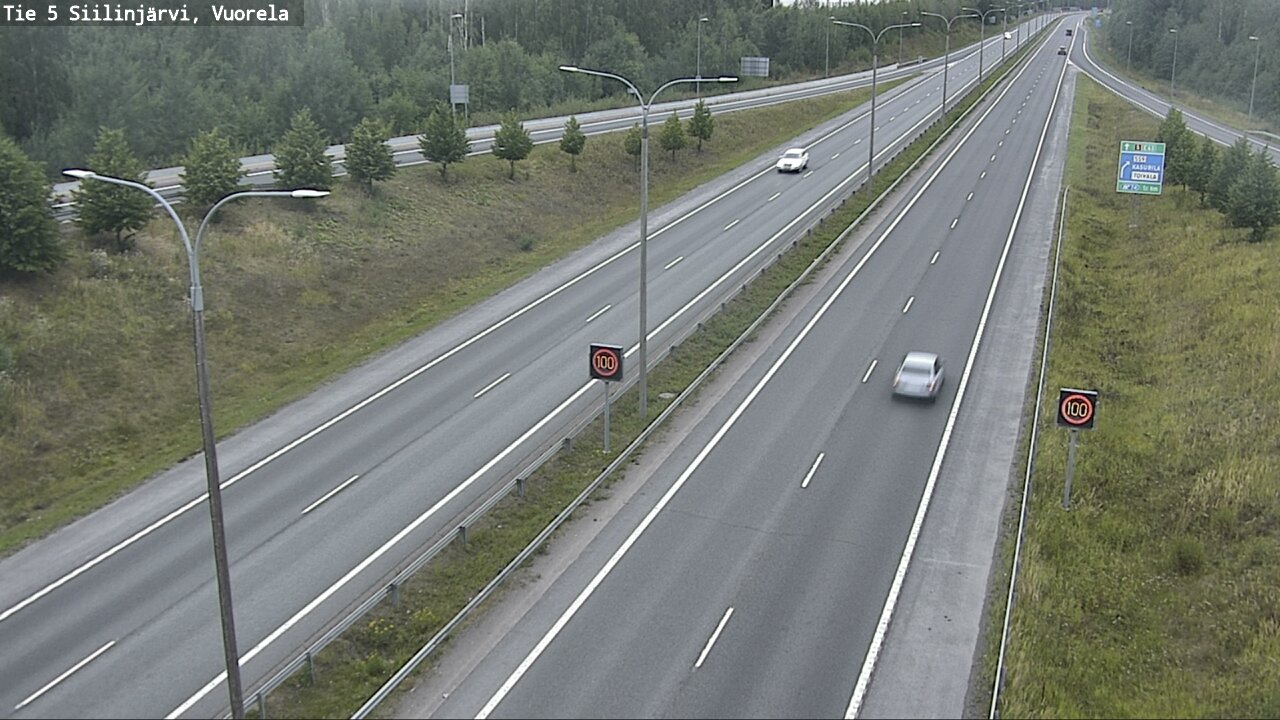 Kelikamerat Kuva Tie 5 Siilinjärvi, Vuorela, Siilinjärvi, Pohjois-Savo