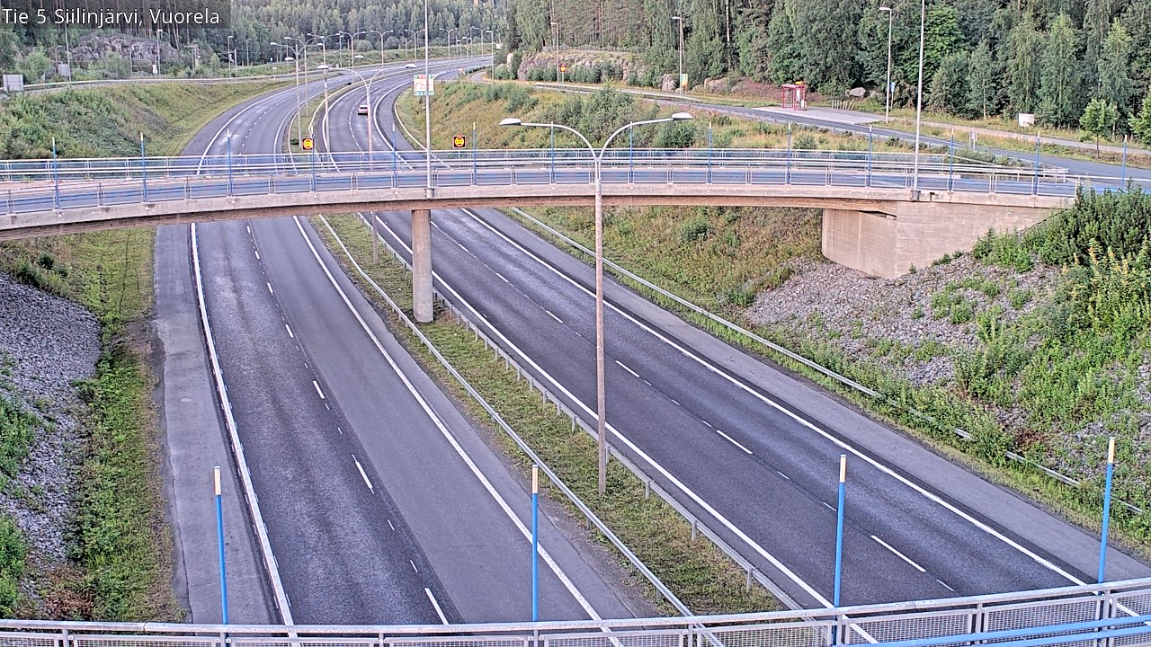 Weather Camera Image Väg 5 Siilinjärvi, Vuorela, Siilinjärvi, Pohjois-Savo
