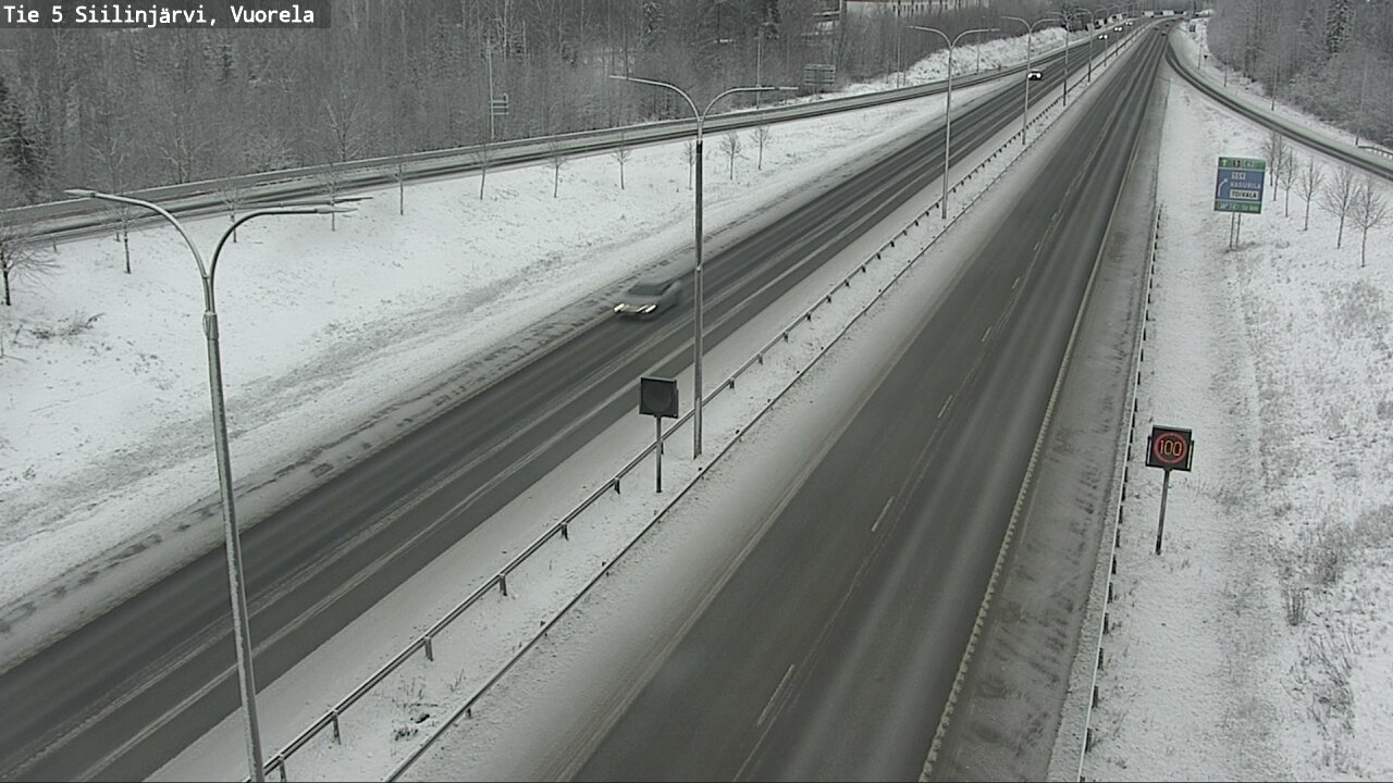 Kelikamerat Kuva Tie 5 Siilinjärvi, Vuorela, Siilinjärvi, Pohjois-Savo