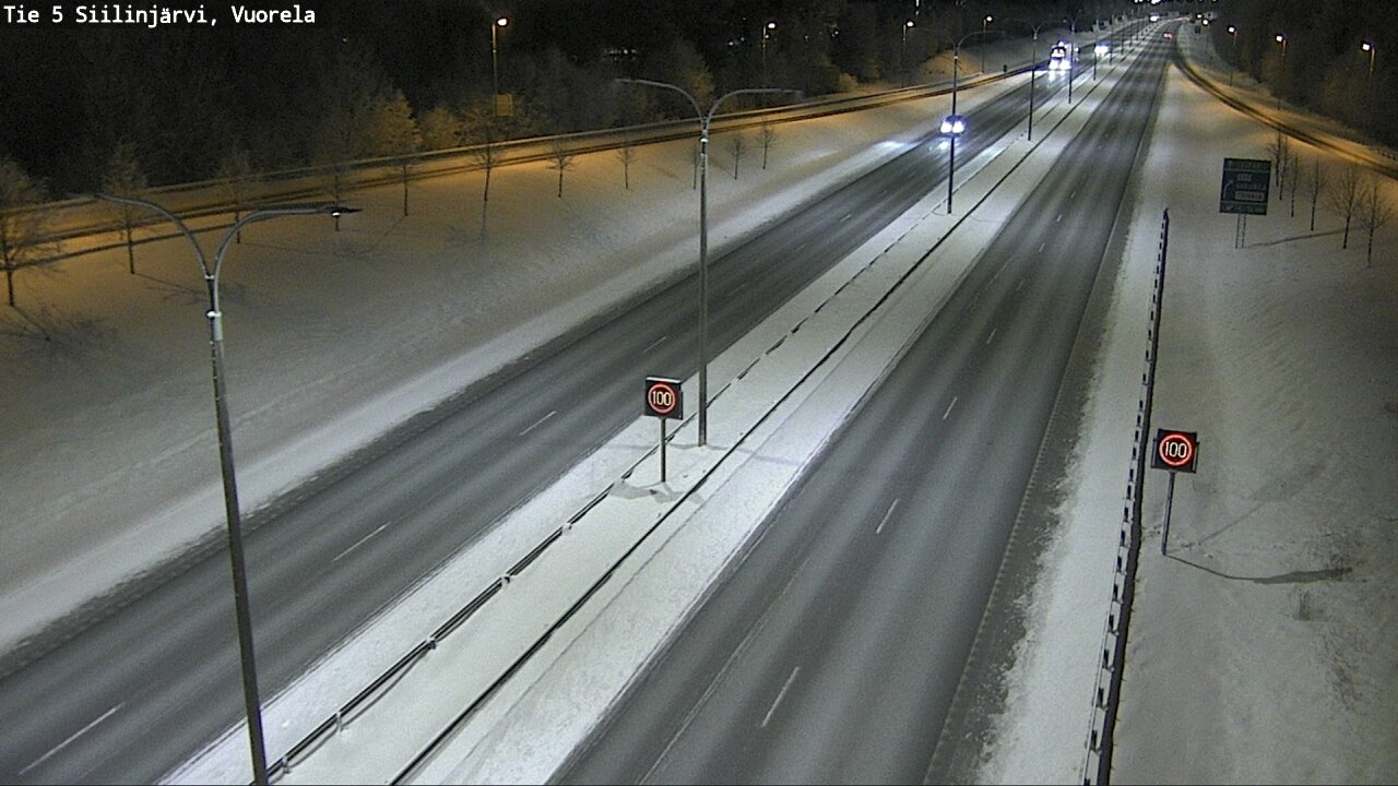 Weather Camera Image Road 5 Siilinjärvi, Vuorela, Siilinjärvi, Pohjois-Savo