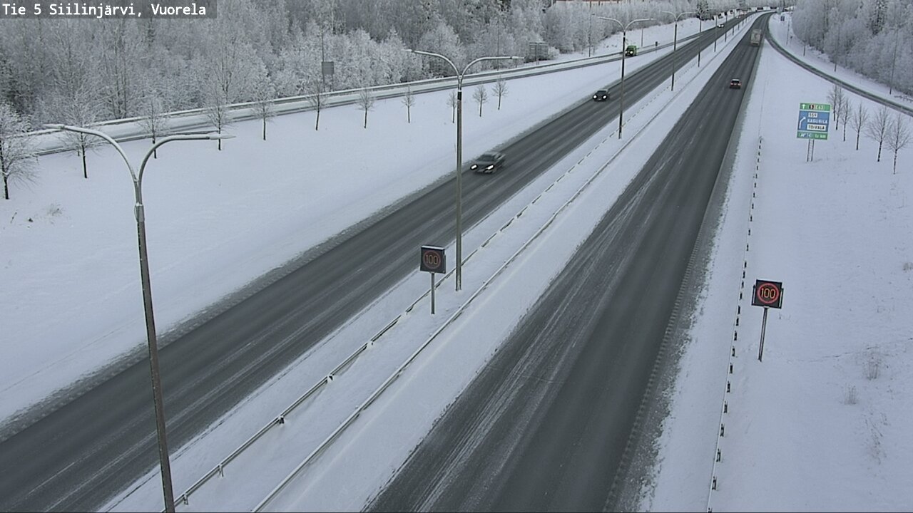 Kelikamerat Kuva Tie 5 Siilinjärvi, Vuorela, Siilinjärvi, Pohjois-Savo