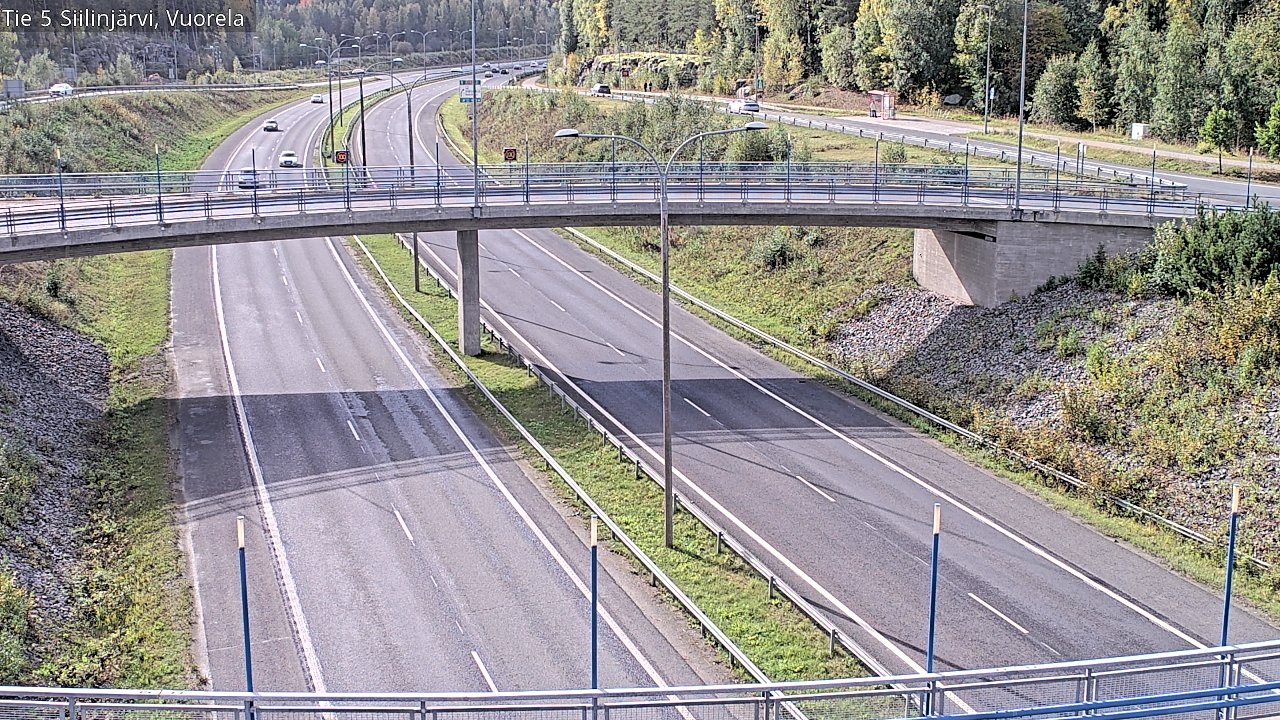 Weather Camera Image Väg 5 Siilinjärvi, Vuorela, Siilinjärvi, Pohjois-Savo