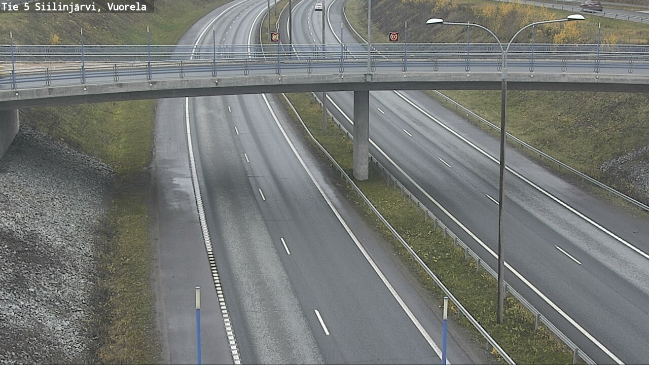 Weather Camera Image Väg 5 Siilinjärvi, Vuorela, Siilinjärvi, Pohjois-Savo
