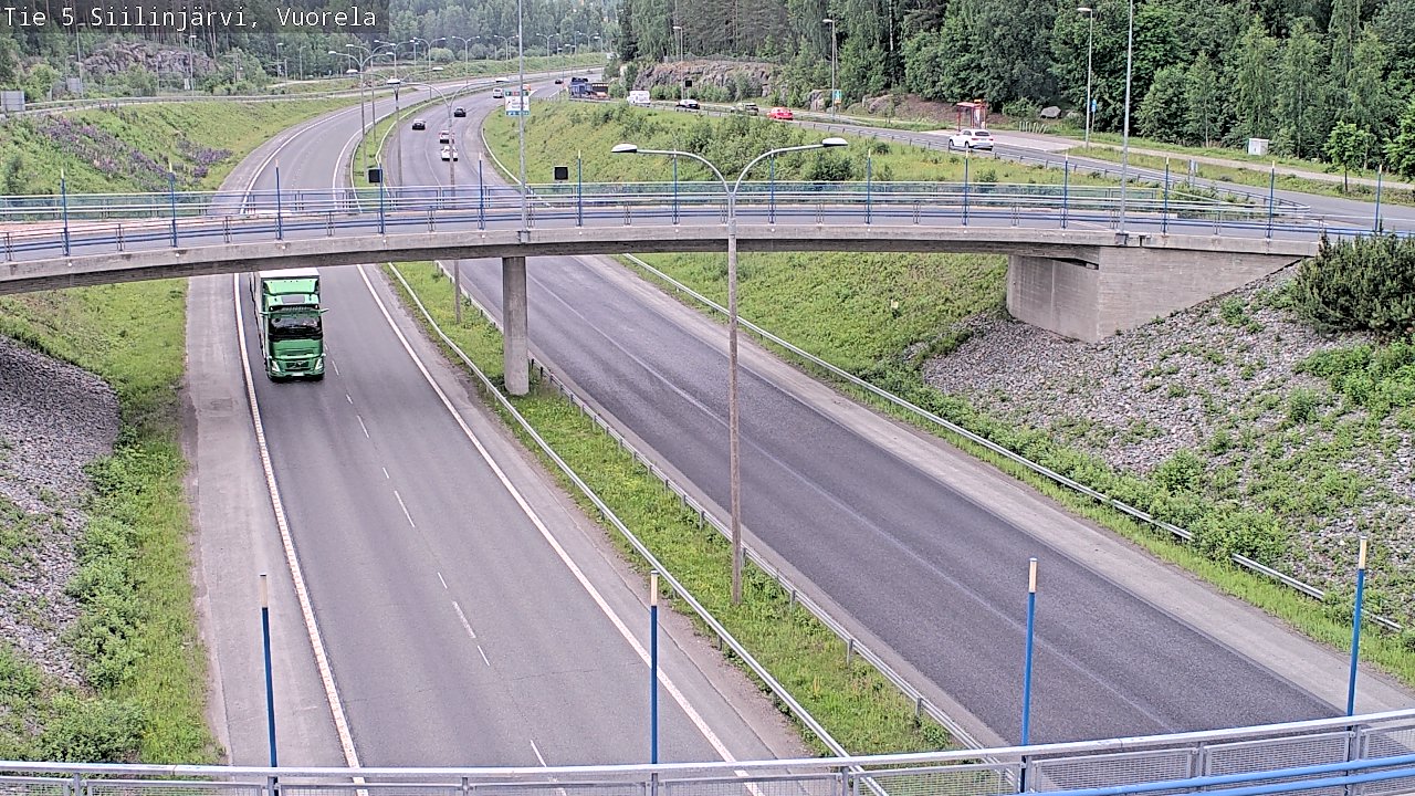 Kelikamerat Kuva Tie 5 Siilinjärvi, Vuorela, Siilinjärvi, Pohjois-Savo
