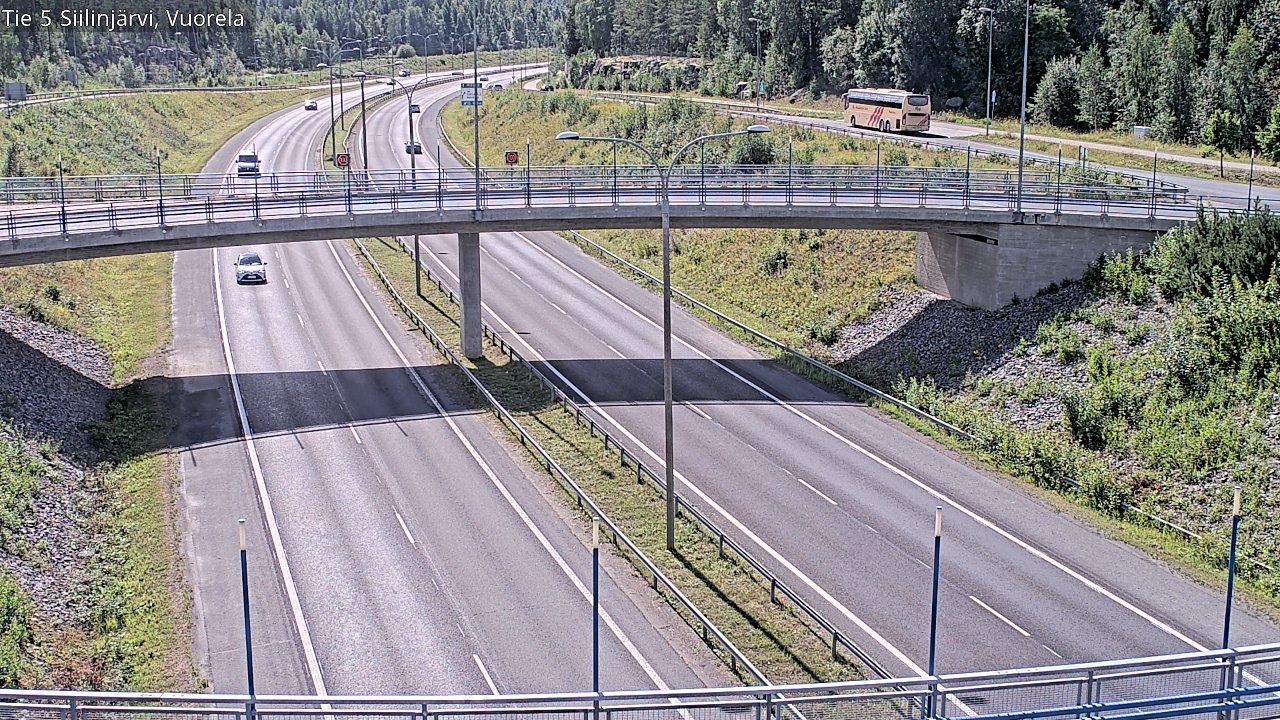 Kelikamerat Kuva Tie 5 Siilinjärvi, Vuorela, Siilinjärvi, Pohjois-Savo