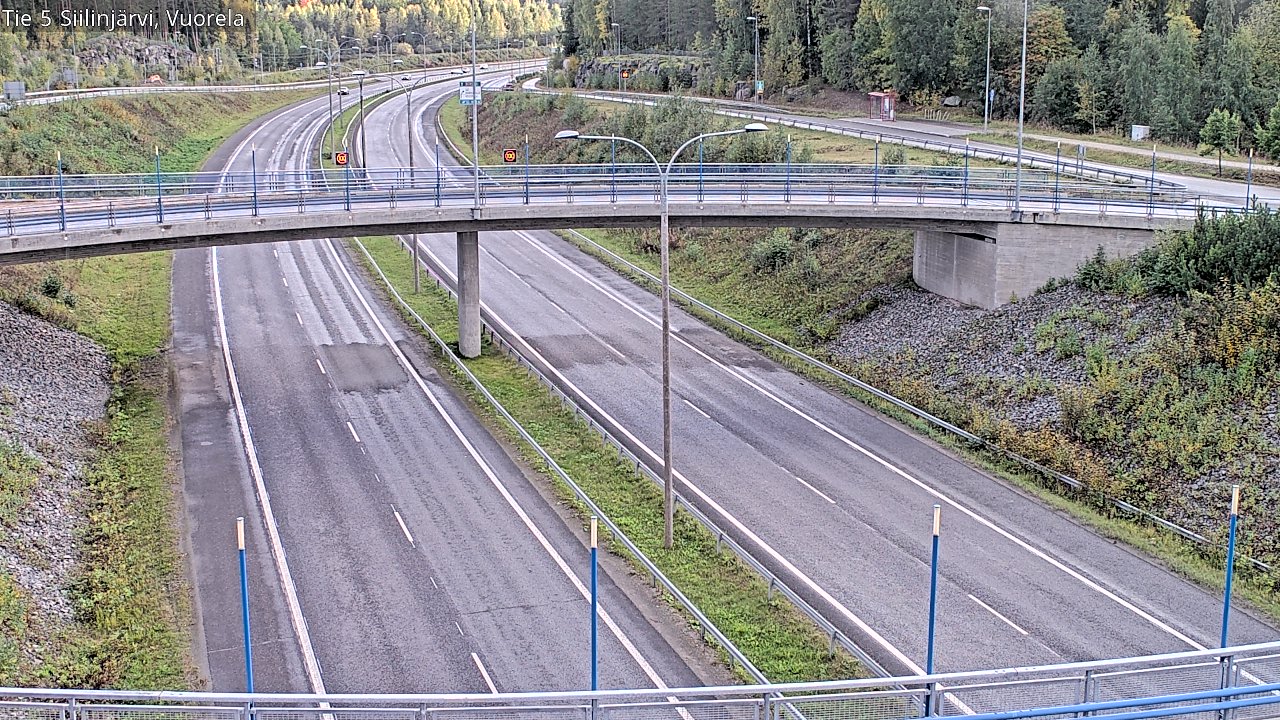 Kelikamerat Kuva Tie 5 Siilinjärvi, Vuorela, Siilinjärvi, Pohjois-Savo