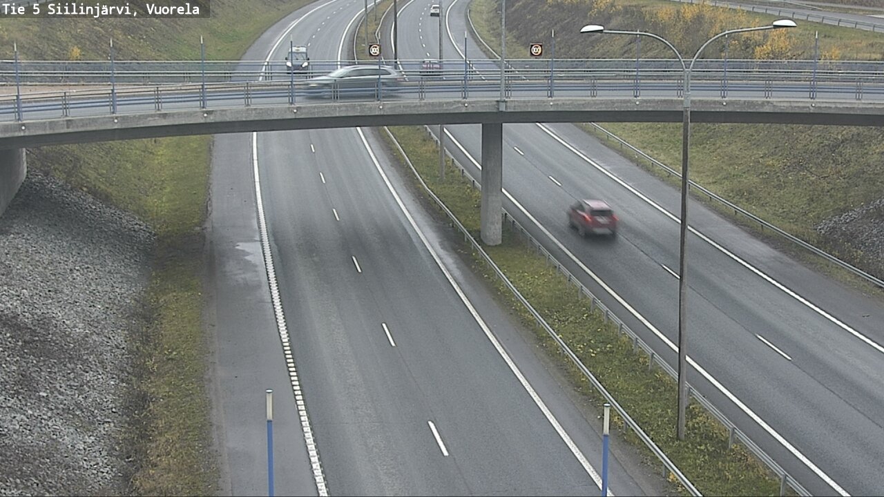 Weather Camera Image Väg 5 Siilinjärvi, Vuorela, Siilinjärvi, Pohjois-Savo