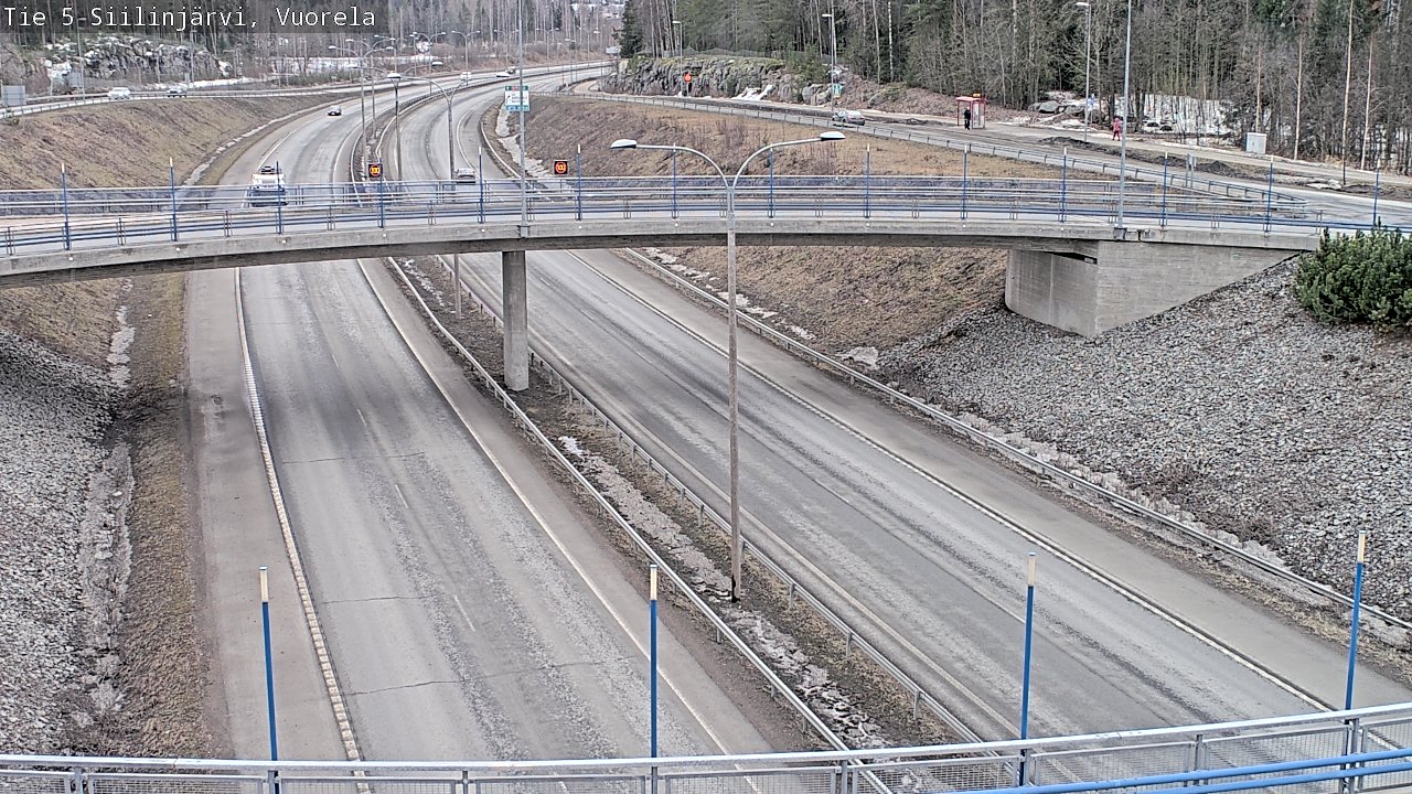 Weather Camera Image Väg 5 Siilinjärvi, Vuorela, Siilinjärvi, Pohjois-Savo
