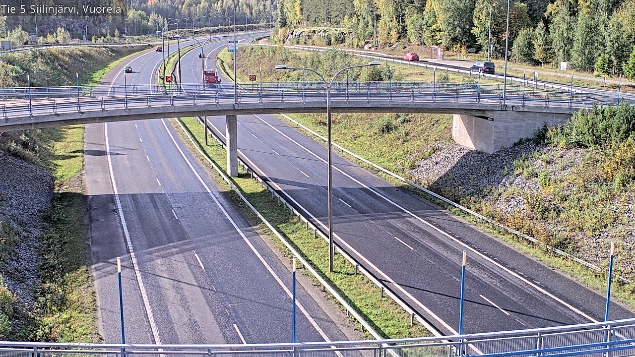 Weather Camera Image Väg 5 Siilinjärvi, Vuorela, Siilinjärvi, Pohjois-Savo