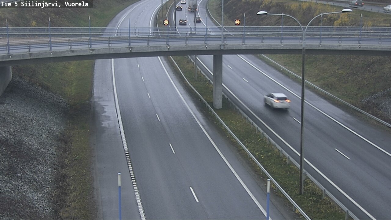 Weather Camera Image Väg 5 Siilinjärvi, Vuorela, Siilinjärvi, Pohjois-Savo