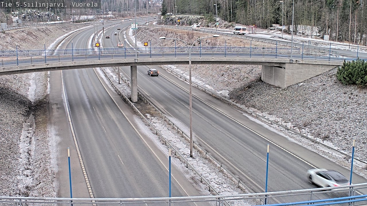 Kelikamerat Kuva Tie 5 Siilinjärvi, Vuorela, Siilinjärvi, Pohjois-Savo